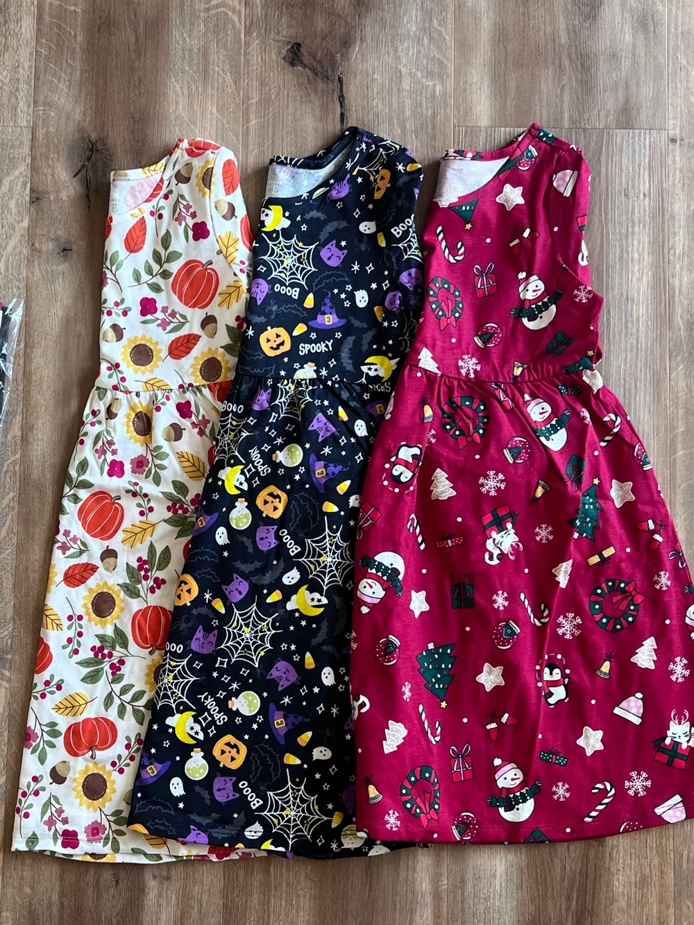 NWT The Children’s Place 18-24mo Holiday Dress 3 Pack - Fall Halloween Christmas